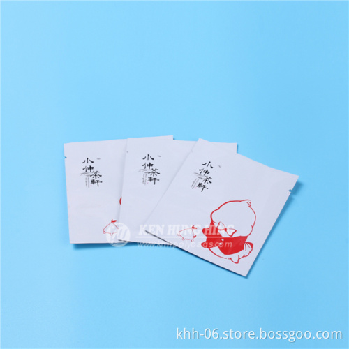 Custom Printed Three-Side Sealing Small Tea Bags
